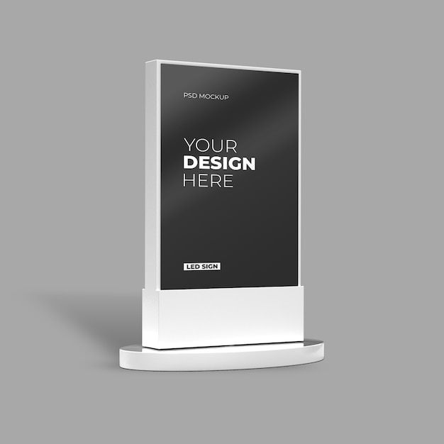 Maquette de signe LED
