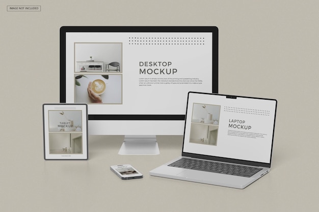 Maquette de site Web réactive multi-appareils