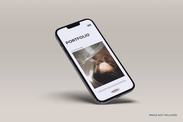 Maquette de smartphone 13 pro max