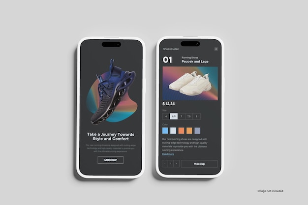 Maquette de smartphone en argile