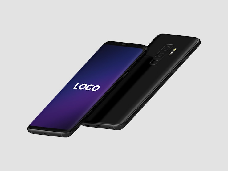 PSD maquette de smartphone flottant