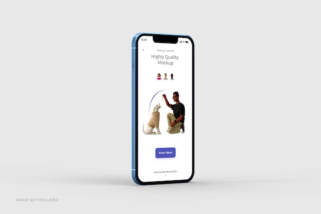 Maquette De Smartphone Isolée