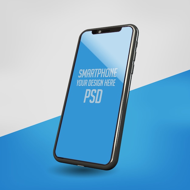 PSD maquette de smartphone