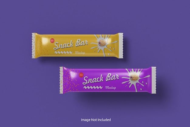 PSD maquette de snack-bar rendu 3d