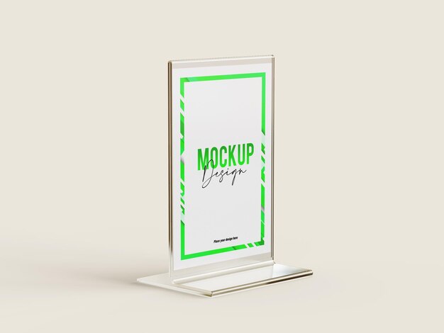 maquette de stand de flyer