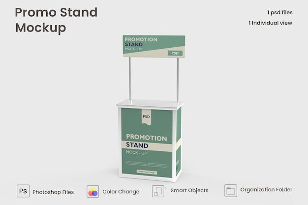 Maquette De Stand Promotionnel 3d Premium Psd