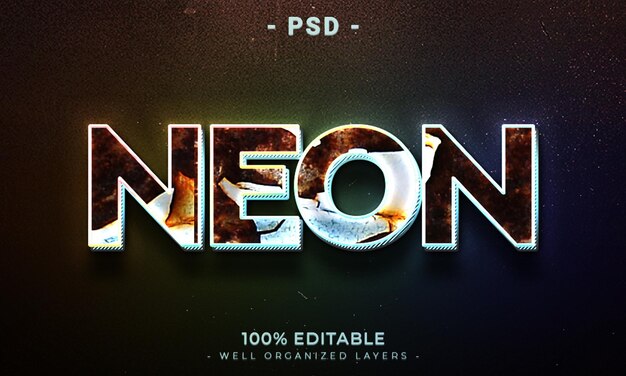 Maquette de style d'effet de texte et de logo modifiable PSD 3d avec fond abstrait sombre