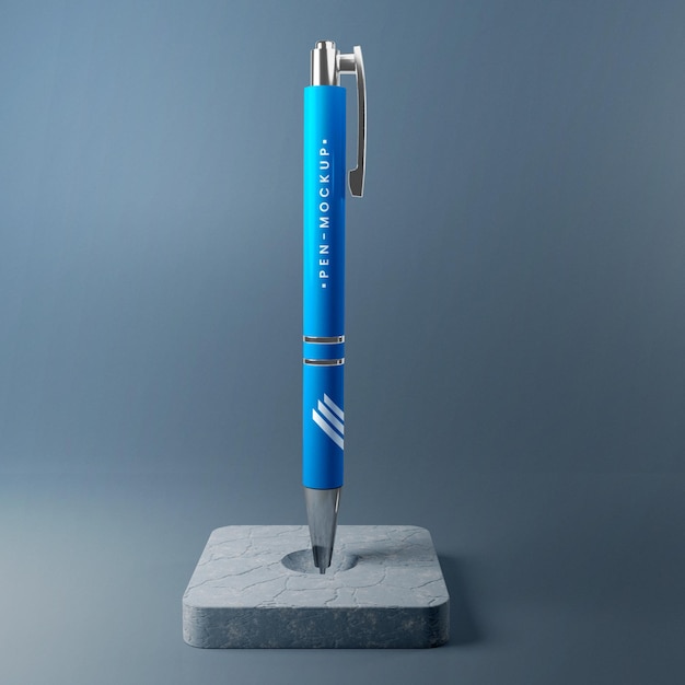 PSD maquette de stylo élégante debout