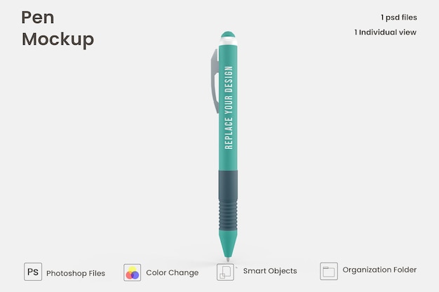 maquette de stylo premium psd