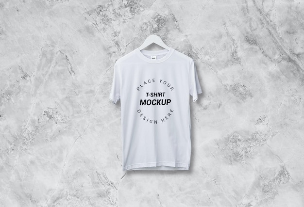 Maquette De T-shirt Blanc Moderne