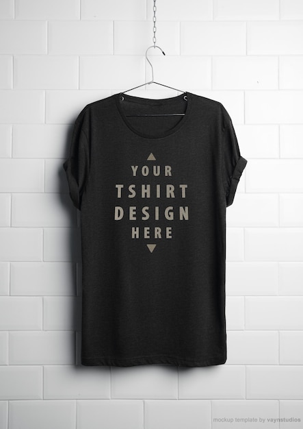 Une maquette de t-shirt cool de PSD