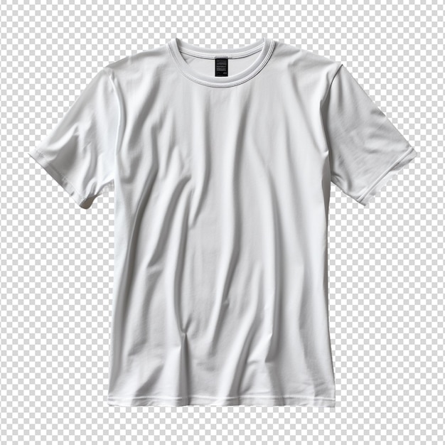 PSD maquette de t-shirt isolée sur blanc