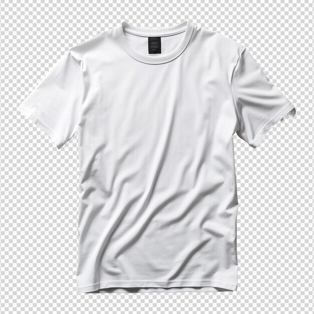 PSD maquette de t-shirt isolée sur blanc