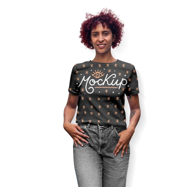 Maquette de t-shirt pour femmes