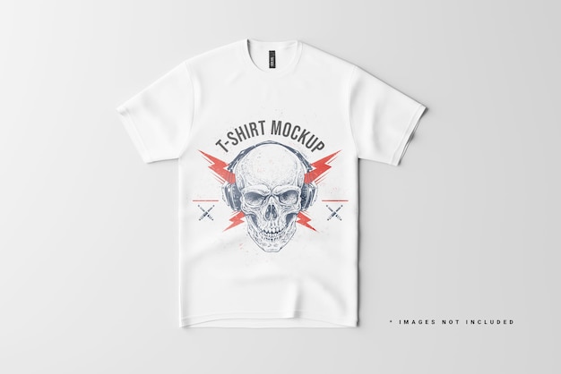 Maquette de t-shirt sans col