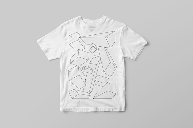 Maquette T-shirt Tricoté