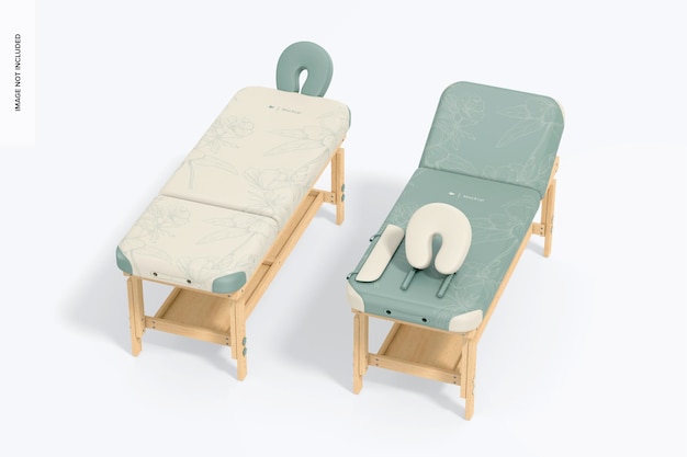 Maquette de table de massage