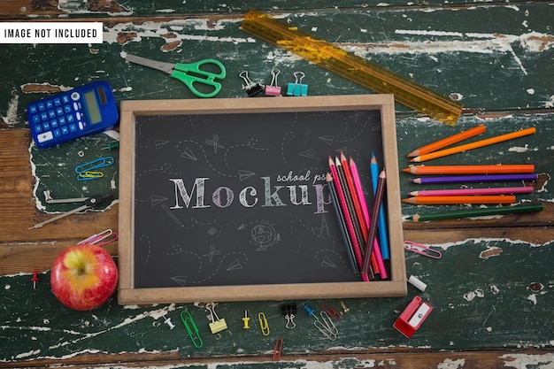 Maquette de tableau d'école