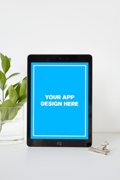 PSD maquette de tablette digitale