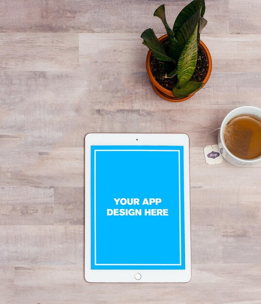 PSD maquette de tablette digitale