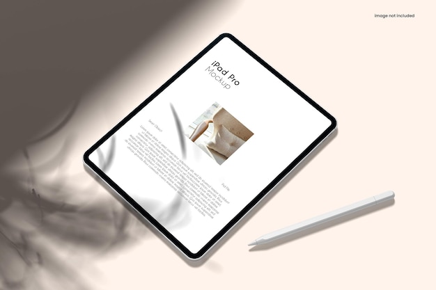 Maquette de tablette pro