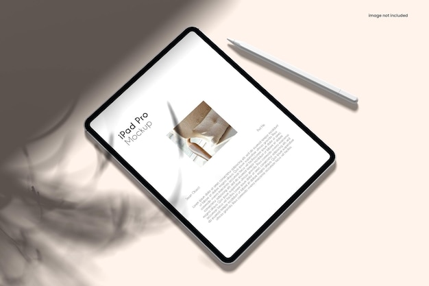 Maquette de tablette pro