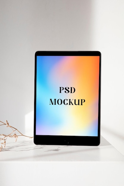 PSD une maquette de tablette psd