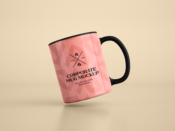 PSD maquette de tasse à café moderne