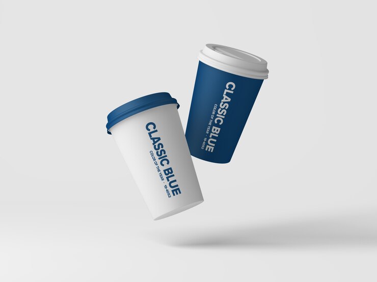 PSD maquette de tasse à café
