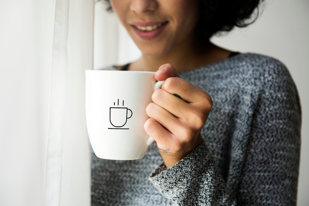 Maquette de tasse à café