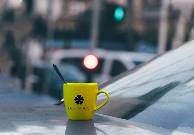 Maquette De Tasse Colorée