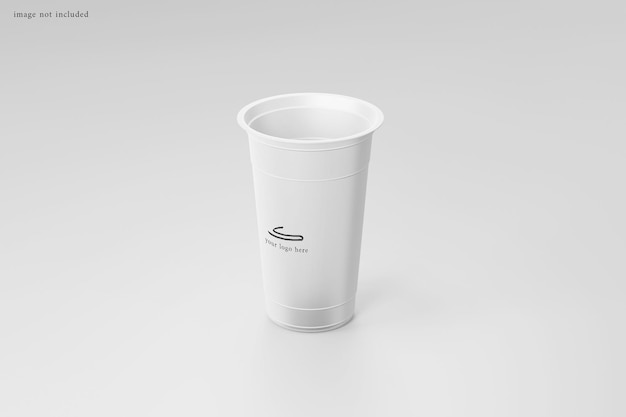 PSD maquette de tasse en verre