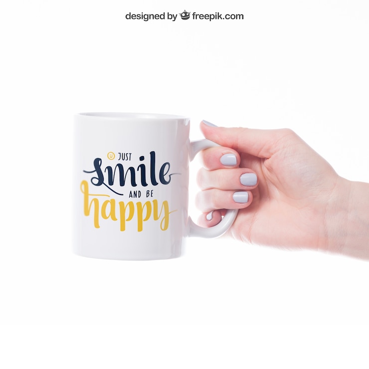 PSD maquette de tasse