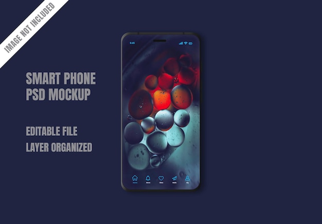 Une maquette de téléphone portable PSD