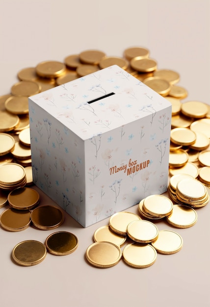 Une maquette de tirelire pour économiser de l'argent