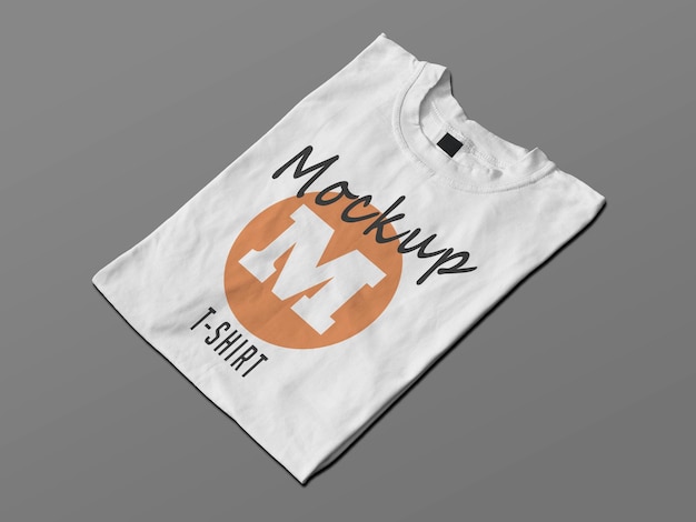maquette de tshirt plié vue de face maquette de tshirt avec arrière-plan