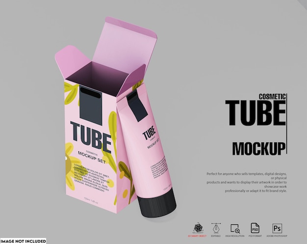 Maquette De Tube Cosmétique