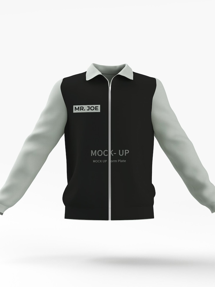 PSD maquette de veste