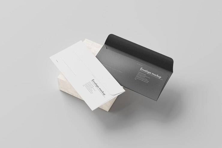 PSD maquettes d'enveloppe d'entreprise