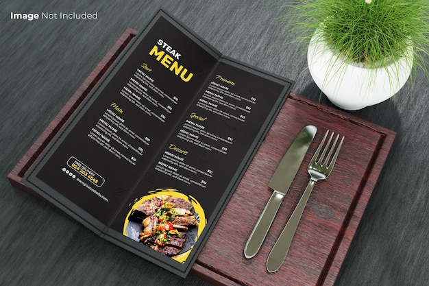 Maquettes De Menus Pour Restaurant