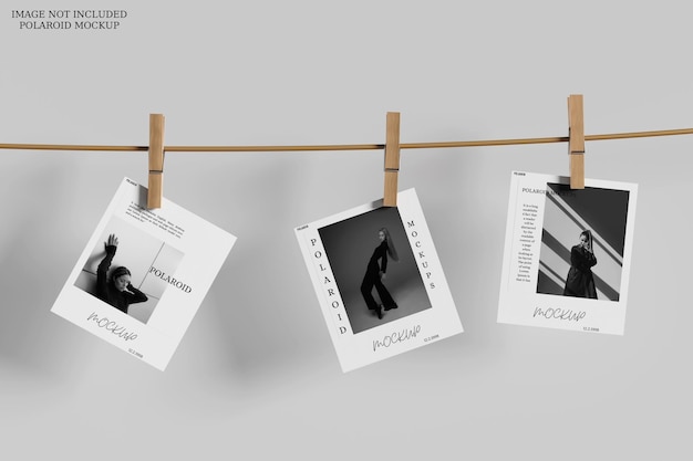 Des Maquettes De Polaroid