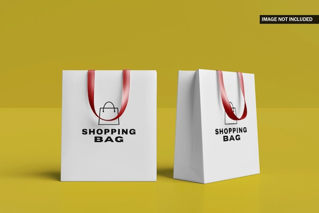 Maquettes de sacs à provisions