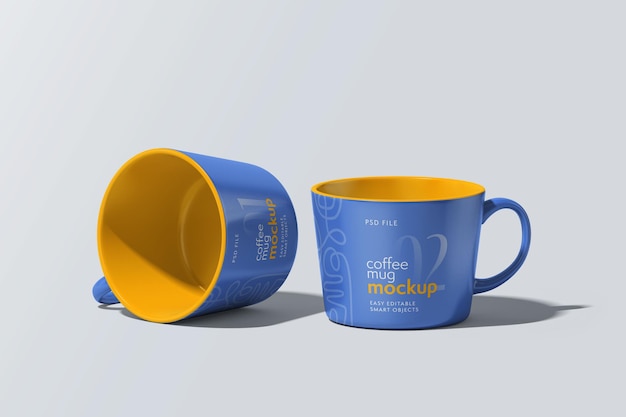 Maquiagem de caneca de café