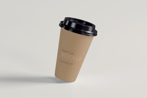 Maquillage de café en papier