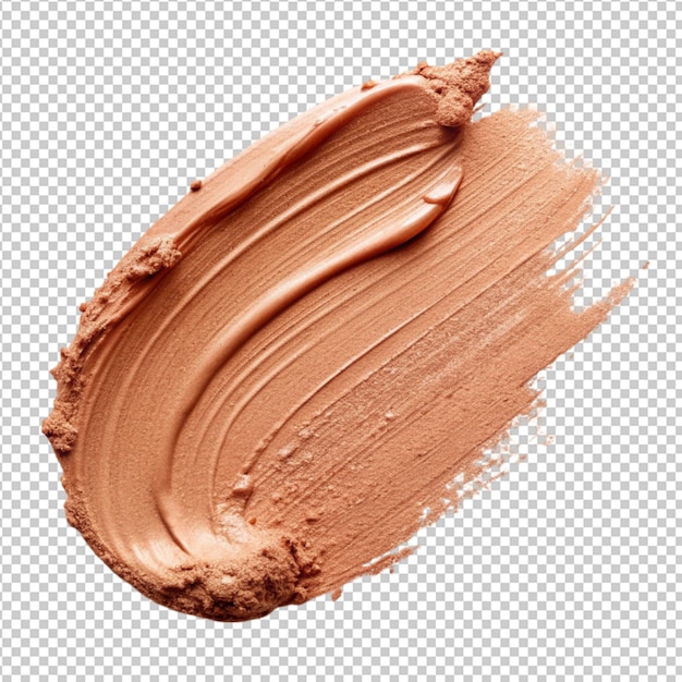 maquillage cosmétique tache de frottement ou de balayage