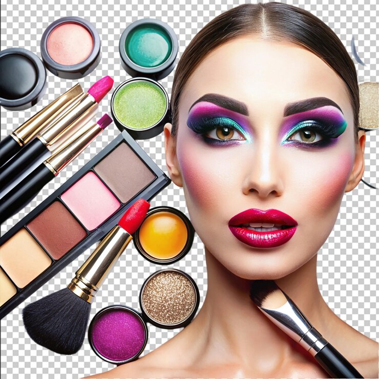 PSD el maquillaje de belleza