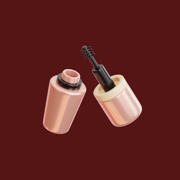 Maquillaje cosmético 3D para los ojos