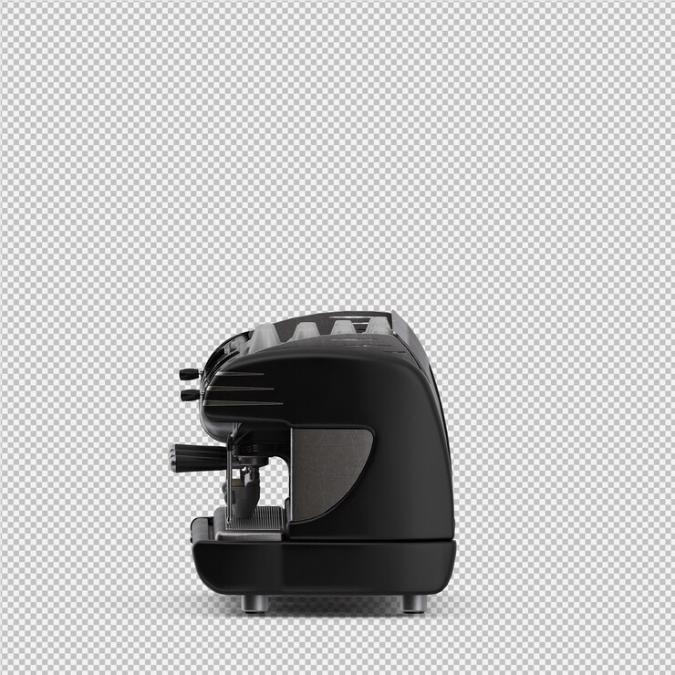 PSD la máquina de café isométrica 3d aislado render