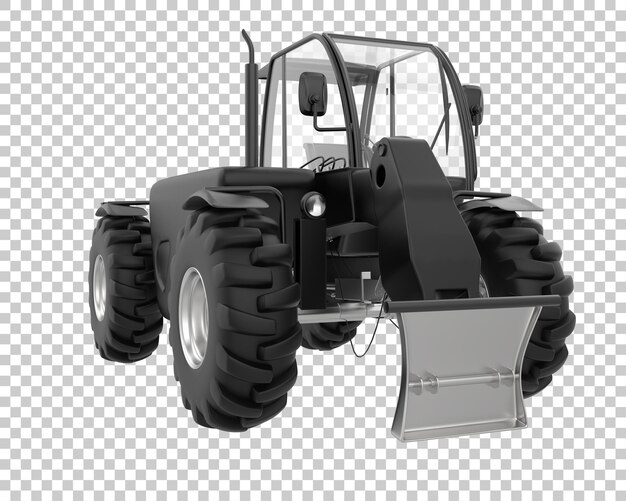 Máquina de corte de madera sobre fondo transparente Ilustración de renderizado 3d