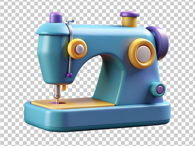 PSD máquina de coser en 3d